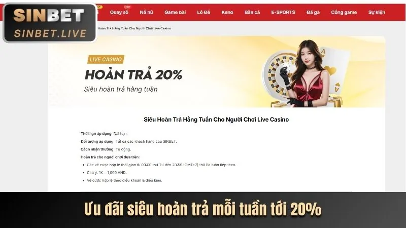 Hoàn trả casino trực tuyến tại 8ki